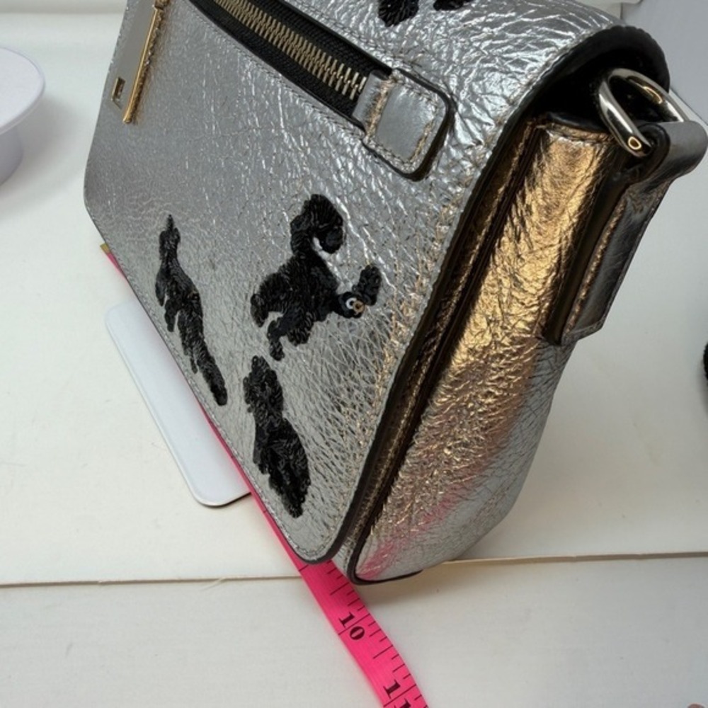 Marc Jacobs Vintage 2016 Runway Metallic Gotham Sequin Animals Crossbody - Picture 8 of 17